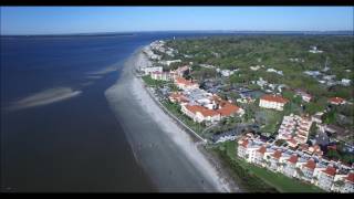 Saint Simons aerial video