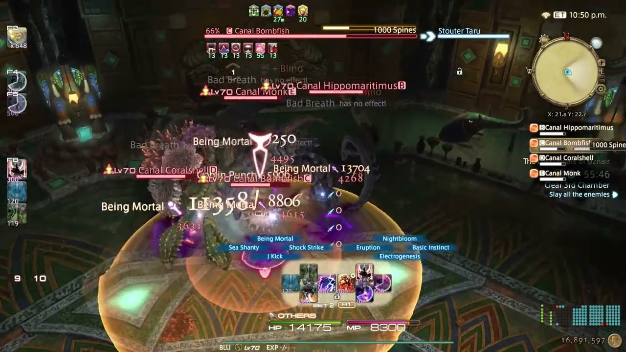 3rd Chamber - Monk & Hippomaritimus & Bombfish & Coralshell