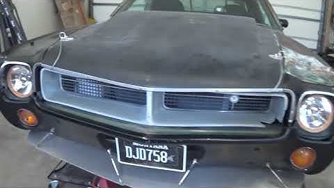 1968 AMC Javelin (Junkyard javelin) final build 95% complete walk around