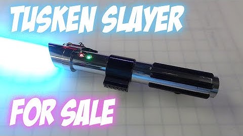 AOTC Anakin Skywalker Tusken Slayer Neopixel Lightsaber SOLD on CivilizedSabers.com
