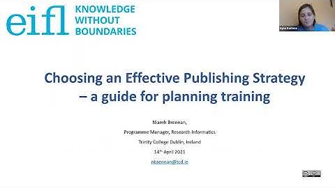 Increasing visibility of your research output through the use of Open Access platforms