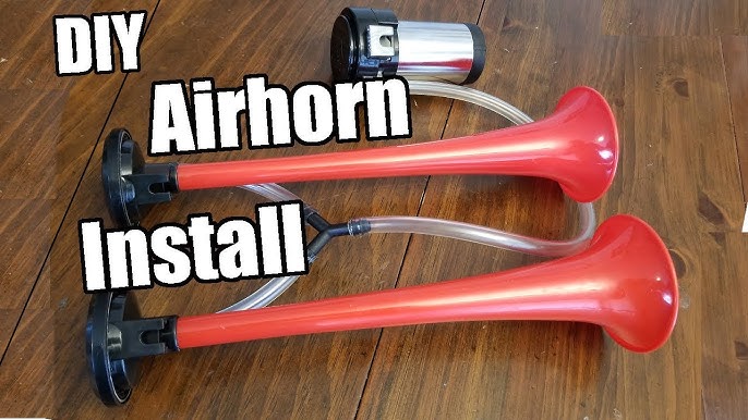 12V Volt Twin Tone Monster Air Horn With pump 