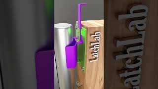 Automatic Latch For Two Way Gate