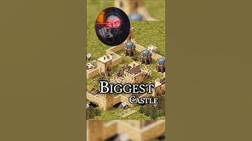 BIGGEST castle 🏰  build by Kahinah #strongholdcrusader #castledefense #castlebuilding