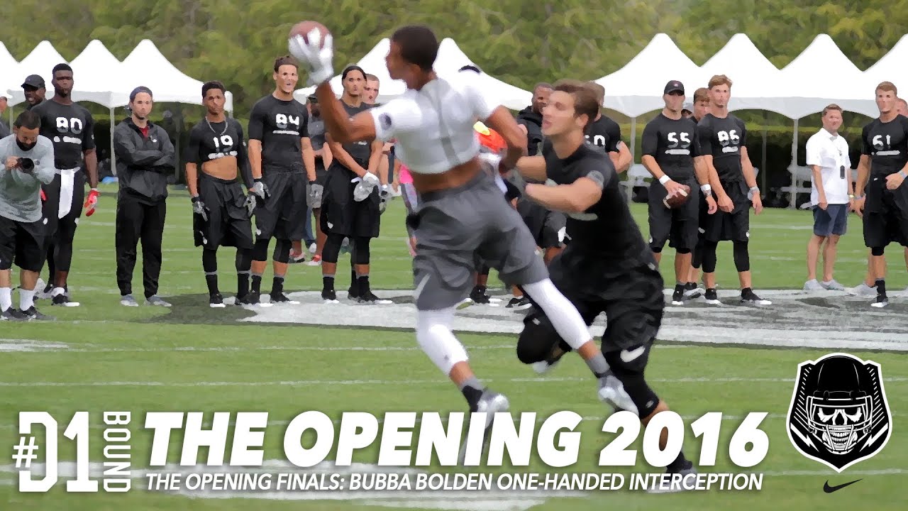 Bubba Bolden One-Handed Interception: The Opening Finals 2016 (Bishop Gorman)
