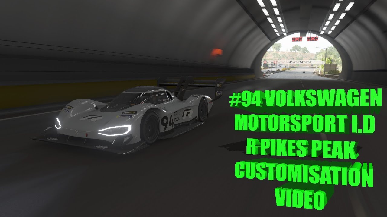 2018 Volkswagen #94 Volkswagen Motorsport I.D R Pikes Peak Build/Upgrade Video - Forza Horizon 4
