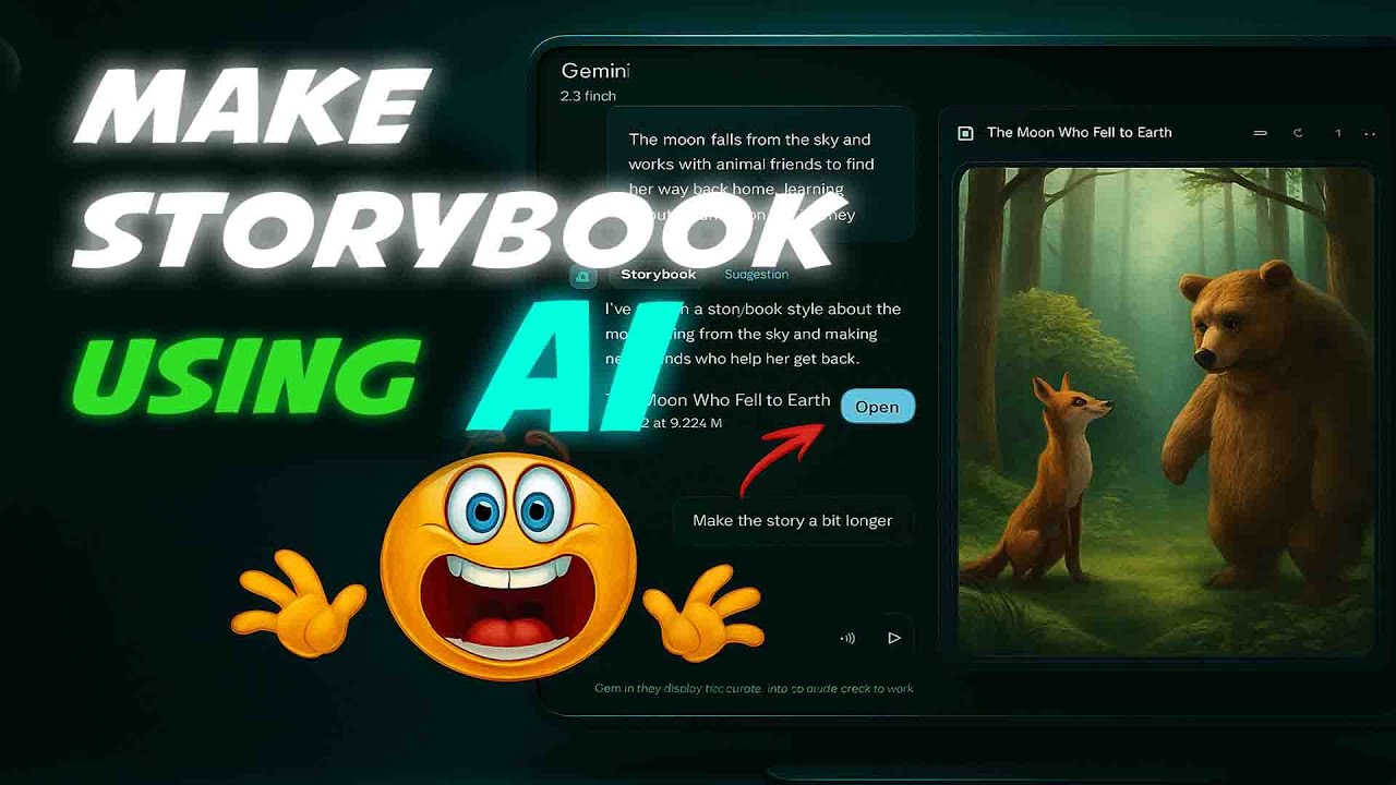 From Idea to Storybook in MINUTES! Create for FREE with Google Gemini ...