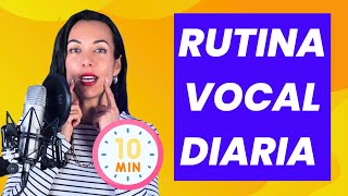 CALENTAMIENTO vocal diario. Ejercicios para tener una voz bonita en 10 minutos. Natalia Bliss