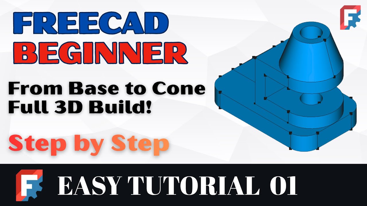 FreeCAD 1.0 Tutorial (Part 1) | Create Your First 3D Model Step by Step ...