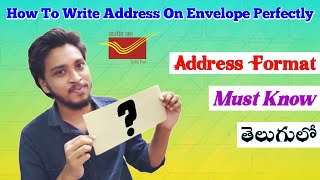 ✍How To Write Address On Envelope Perfectly In Telugu 2024 ✅| India Postal Info | Perumal Tech