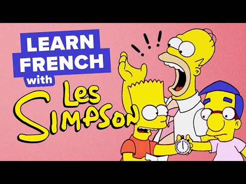 Learn French with Cartoons - Les Simpson: Bart's New Superpower!