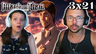 Information The Attack Titan!! | ATTACK ON TITAN | REACTION 3x21 News