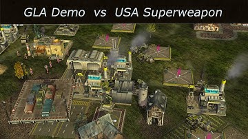 GLA Demolition vs USA Superweapon - AI-Scripting Tournament [C&C Generals Zero Hour]