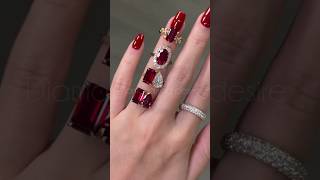 Ultimate Ruby Ring Stack 2026 | Luxury Diamond Ring Collection Showcase #rubyring #diamondring
