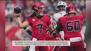 Injuries could complicate Texans offensive line on short week
