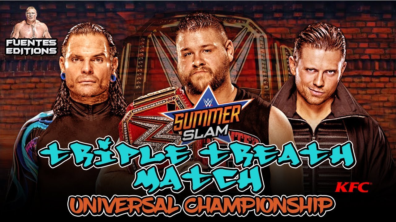 COMO HACER UN MATCH CARD DE SUMMERSLAM 2017 FUENTES EDITIONS - YouTube