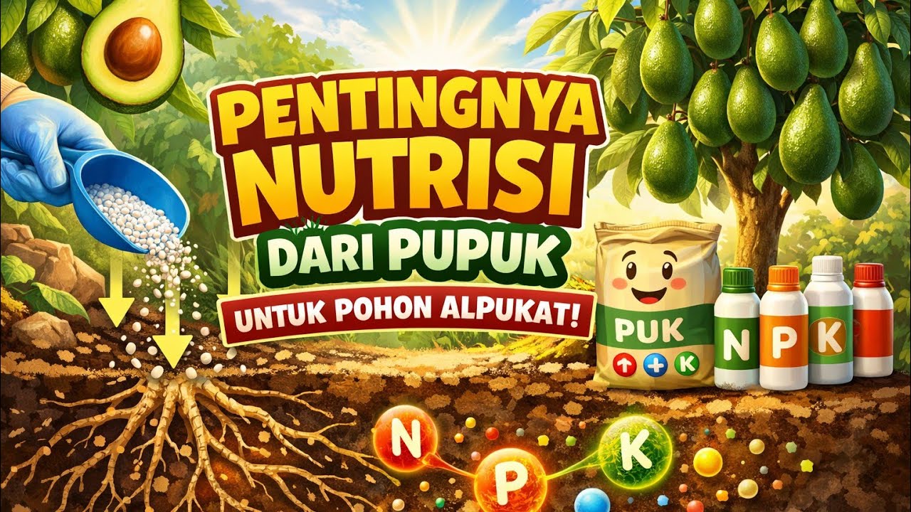 Pentingnya Nutrisi dari Pupuk Pada Pohon Alpukat
