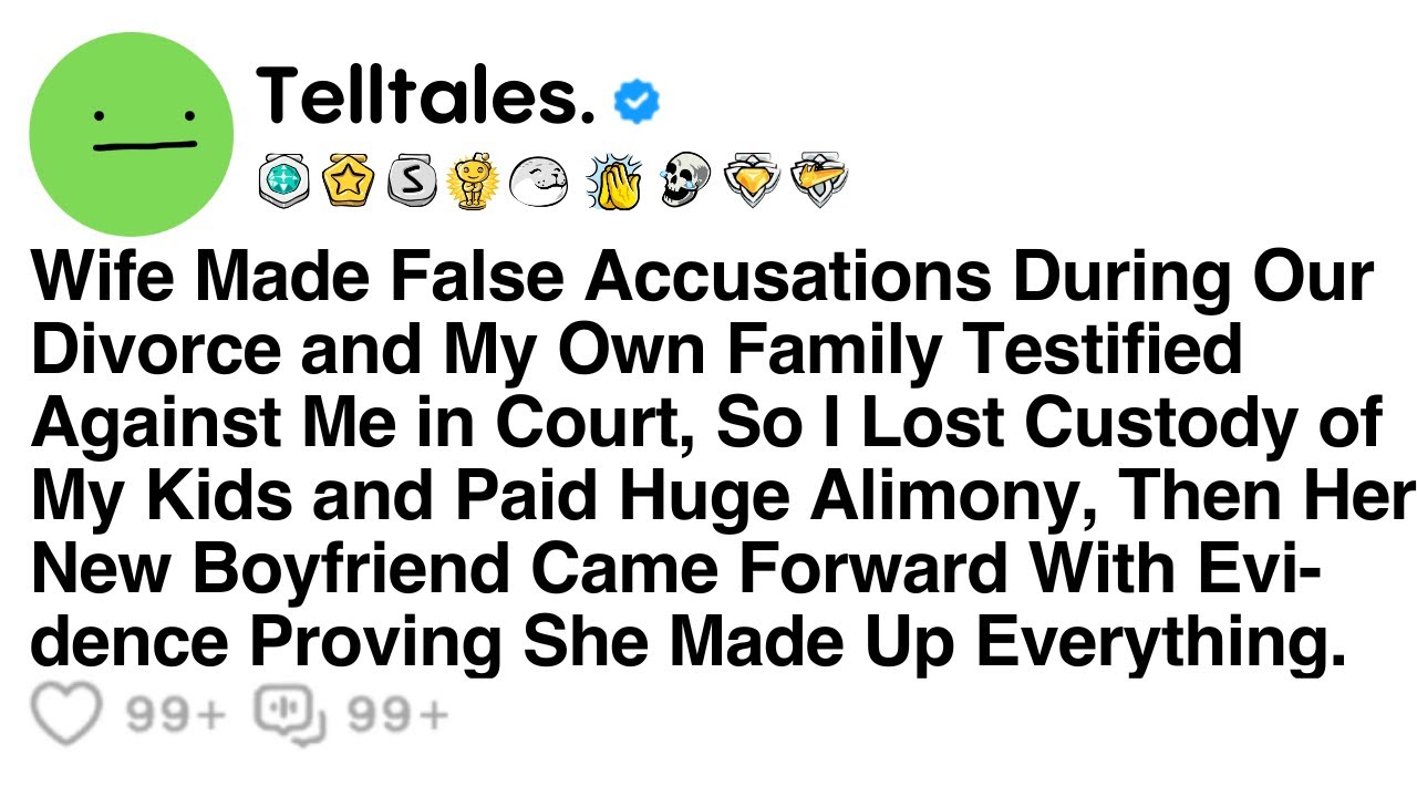 Wife Made False Accusations During Our Divorce and My Own Family Testified Against Me in Court, So.