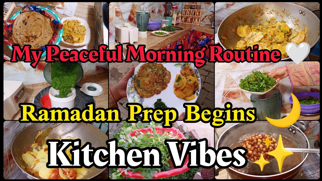 My Cozy Morning Breakfast Routine | Aloo Katli Paratha & Moong Dal Chilla + Ramadan Prep Vlog