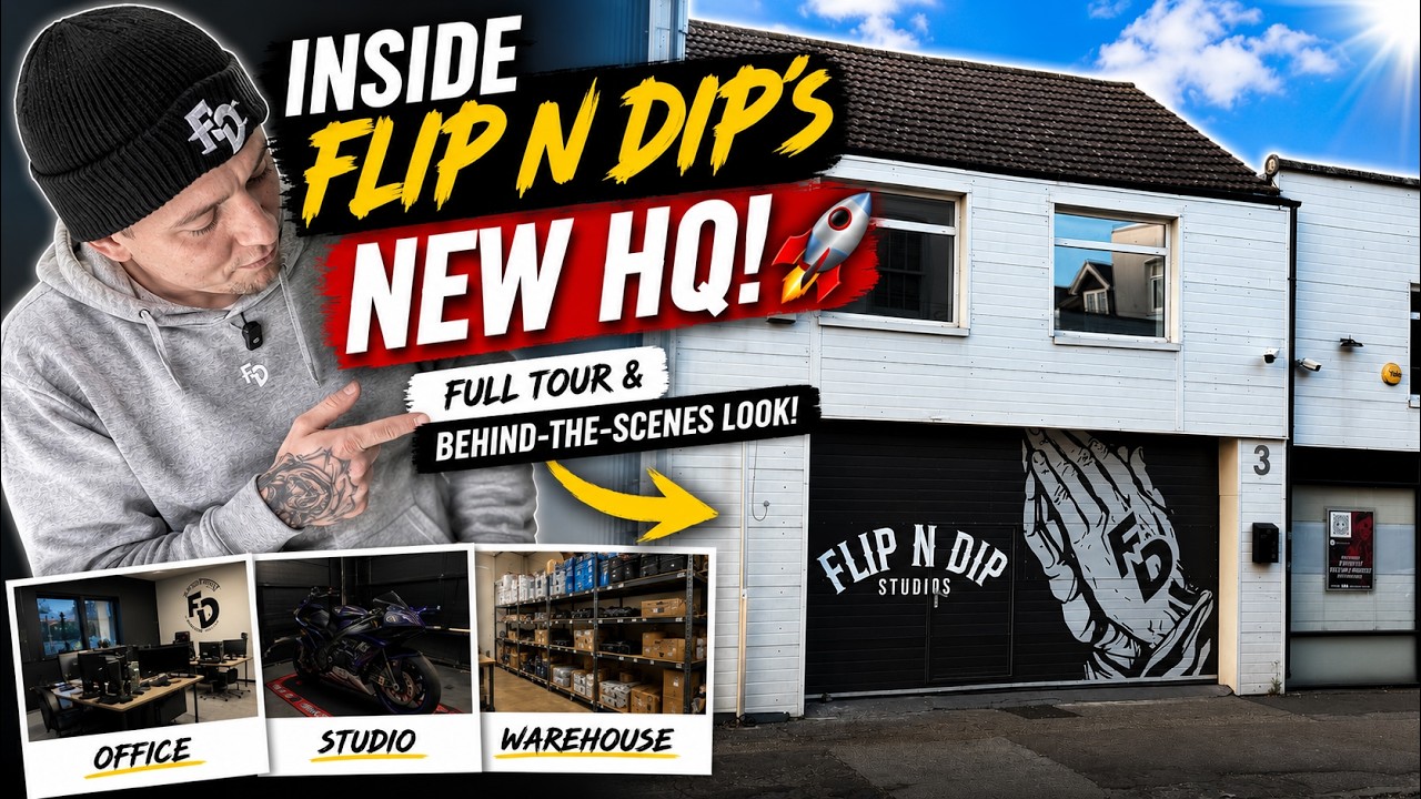 Inside Flip N Dip’s New HQ! 🚀 Full Tour & Behind-the-Scenes Look! - YouTube