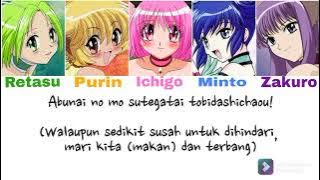 Tokyo Mew Mew - Koi Wa A La Mode | Color Coded | Romaji/Terjemahan Indonesia