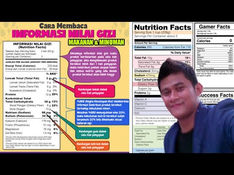 Cara Membaca label Informasi Nilai Gizi Makanan & Minuman - by daniloveari91 - Dani Nur Riyadi