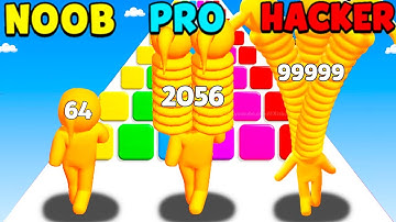 NOOB vs PRO vs HACKER in Long Neck Run