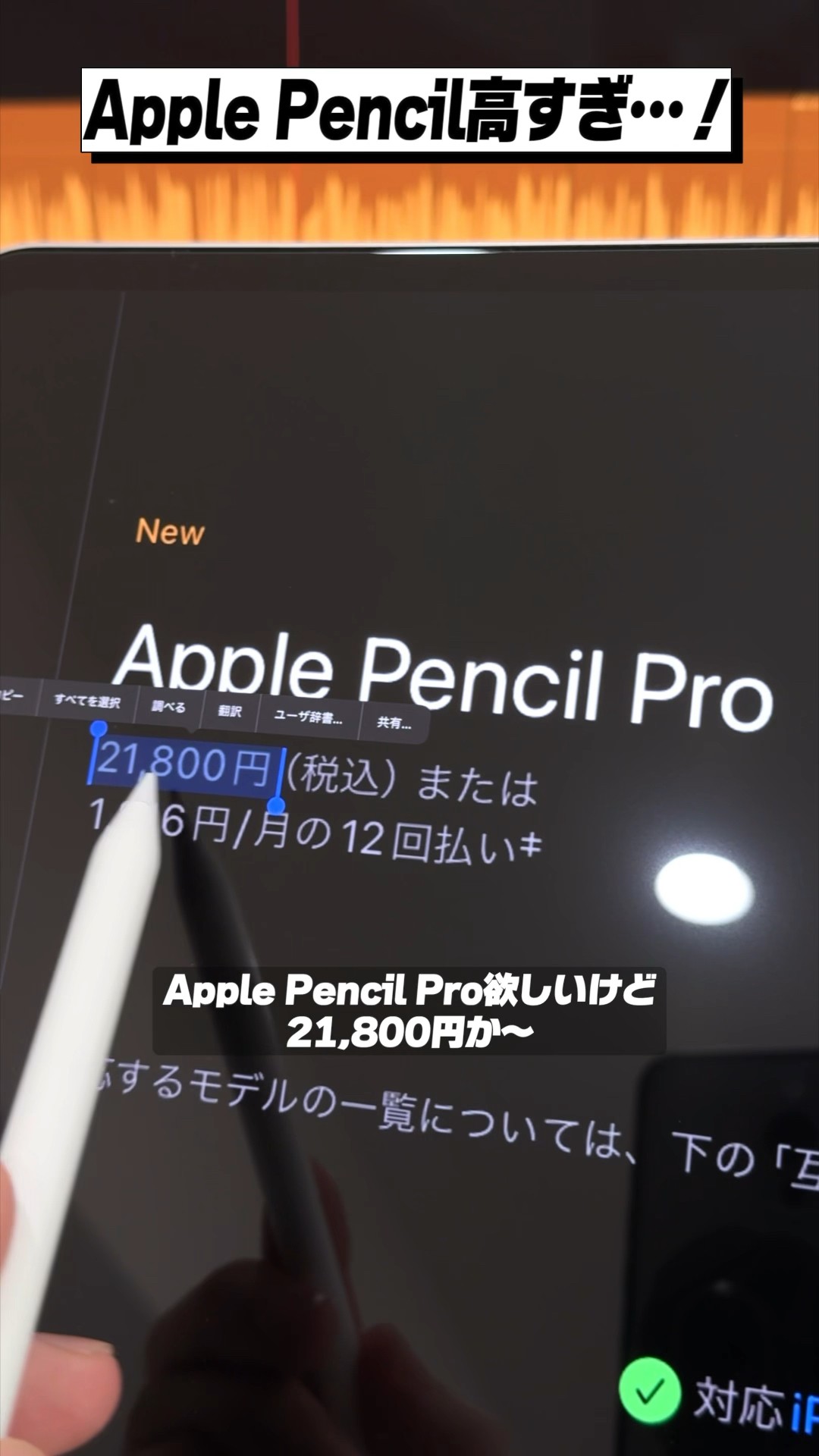 Apple Pencil available for around 3000 yen! | ESR DIGITAL PENCIL