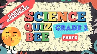 Science Quiz for Grade 3 | Quiz 6 | Earth’s Resources | Quiz by brainYs