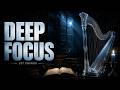 Harp Music to Study &amp; Focus 🔵 1 Hour of Concentration Music