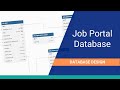 Database Design for a Job Portal