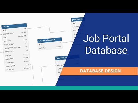 Database Design For A Job Portal