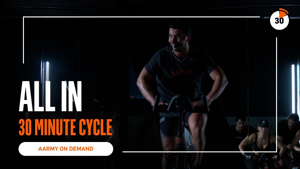 30 MIN INDOOR CYCLING WITH COACH YAVUZ