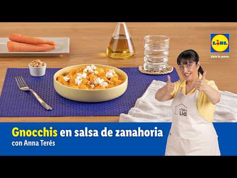 Gnocchi with carrot sauce ✨ | Pasta recipes | Lidl Spain