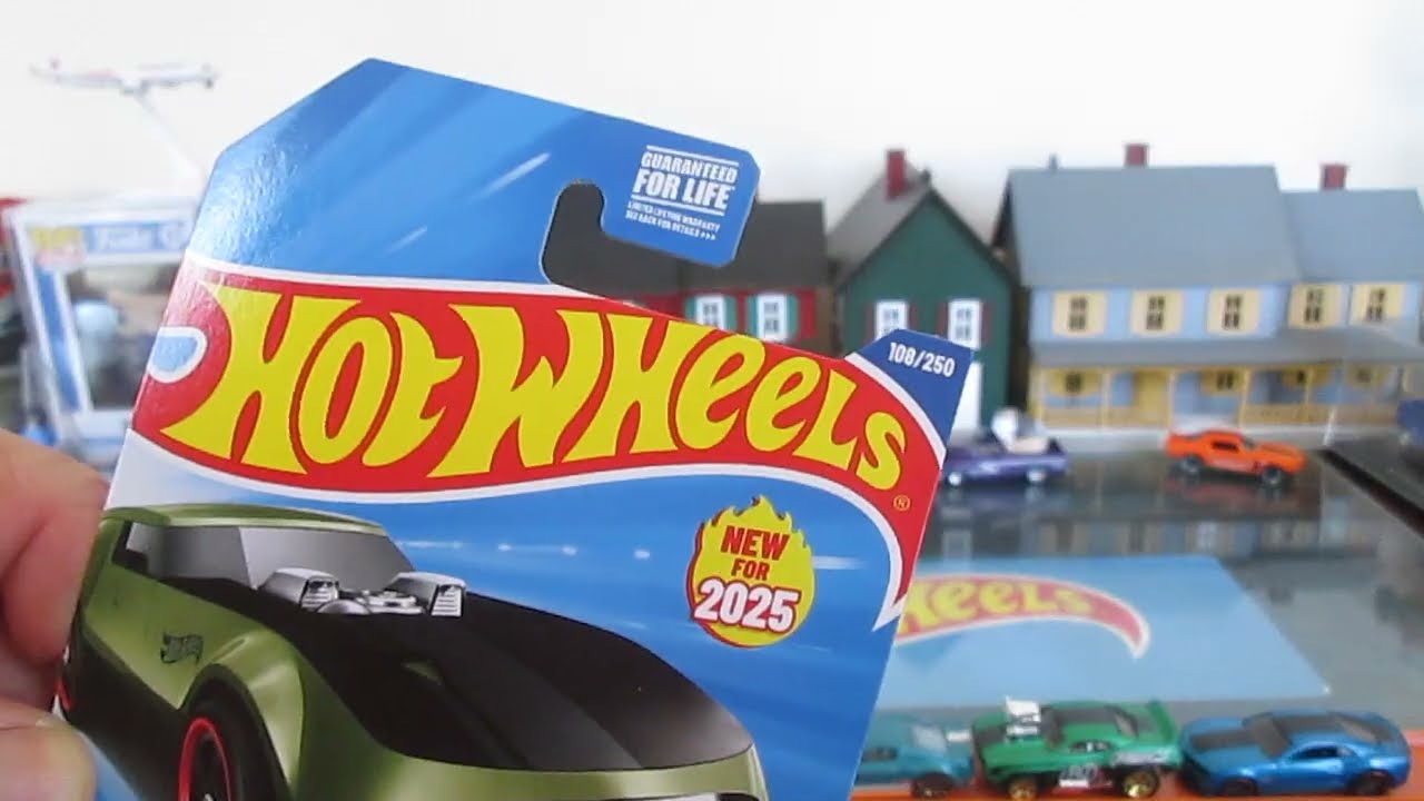 New Casting for 2025 Mattel Hot Wheels SLIDE-BURN - Toy Car Unboxing Review - HW Dream Garage Series