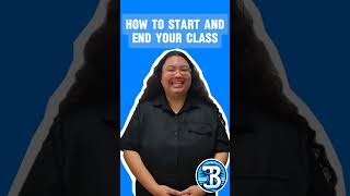 Episode 2 : How to start and end your class