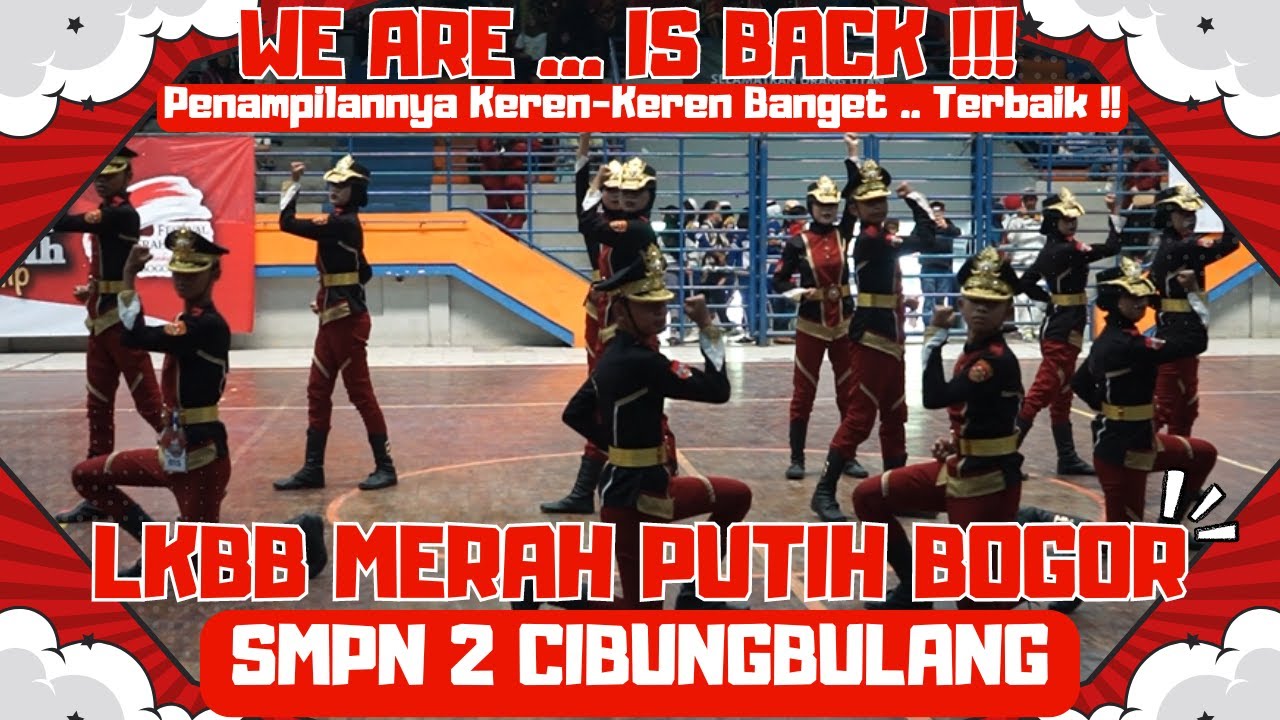 PENAMPILAN YANG KEREN BANGET ... !!! PASKIBRA SMPN 2 CIBUNGBULANG - LKBB MERAH PUTIH