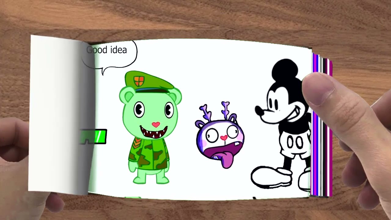 Green Glasses Meme  FLippy x Flaky  Meme Friday Night Funkin  FNF Animation