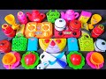 Play Cute Pink Kitchen Set Cooking ASMR Toy|1:19Minutes Satisfying With Unboxing Hello Kitty Kitchen