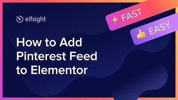 How to Embed Pinterest Feed Widget on Elementor