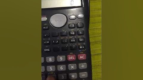 Linear Regression Model using fx-82MS Calculator.