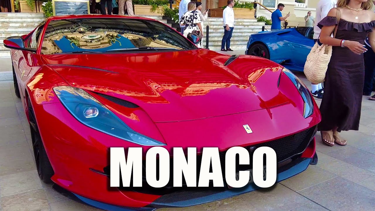 Monaco Monte Carlo A 4k BILLIONAIRE LIFESTYLE Walking Tour SHOWING SUPERCARS