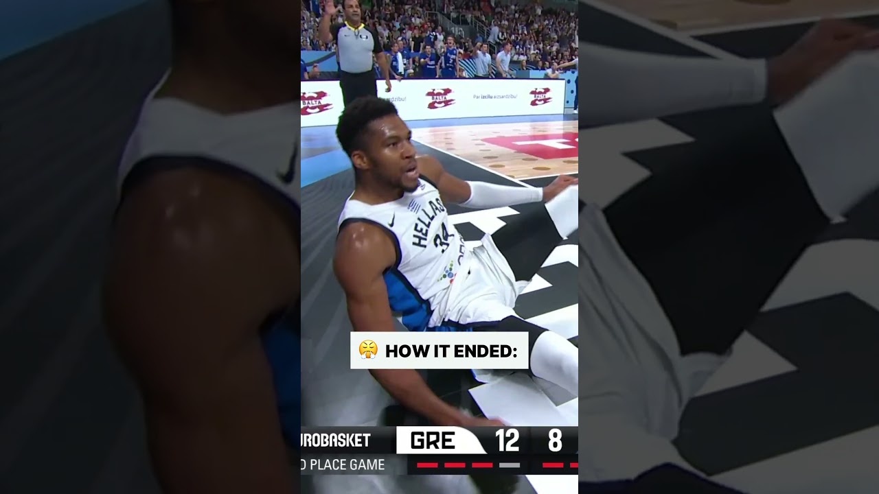 Miikka was cooking until Giannis said "that's enough" 😤 #EuroBasket