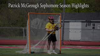 Patrick McGeough 2025 Goalie Sophomore Season Highlights