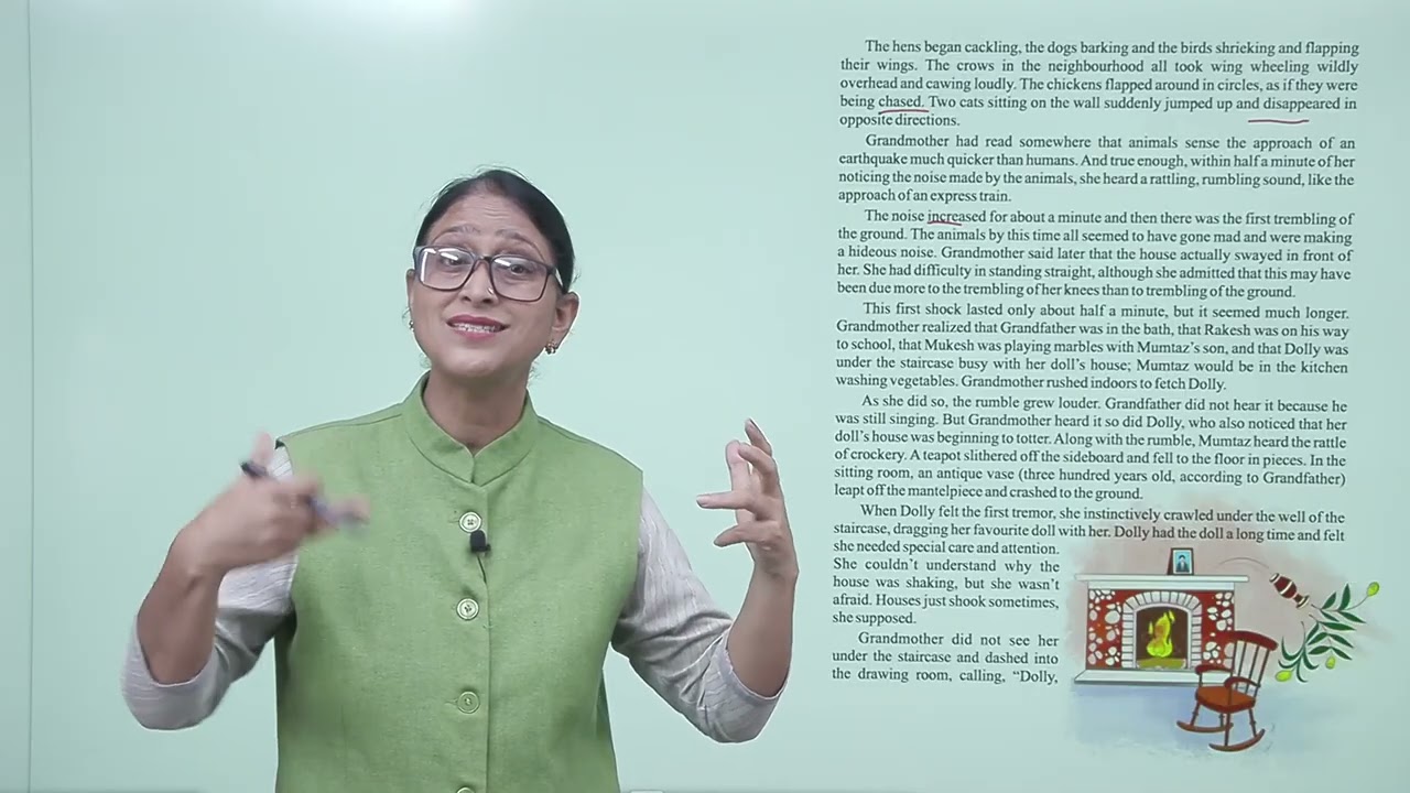 Ch 8 | The First Tremors | English | Class 04 Term 01 | aarsh books | For children