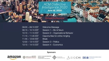 2020 ACM Collective Intelligence Conference Introduction