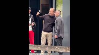 Franck Ribéry taking some time for the fans at Bayern's training ground