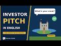 How to Pitch to a VC in English | Real Investor Pitch Conversation