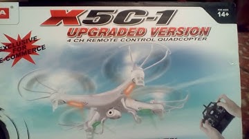 Syma X5C-1 Upgraded Version from Zapals RC QUADCOPTER Drone unboxing review