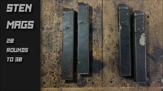 STEN Magazine 20 Round To 30 Round Conversion